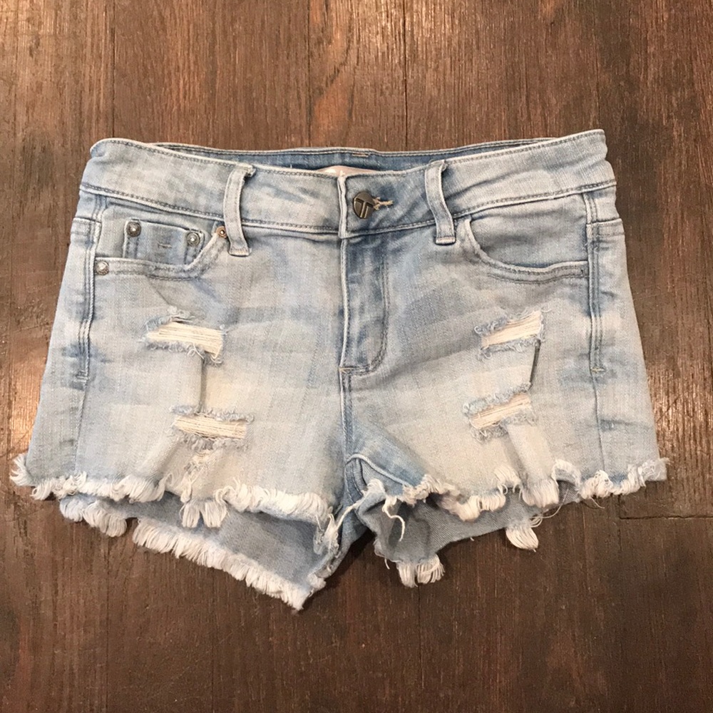 Tractr girls denim shorts size 7